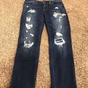 American eagle super stretch crop jeggings